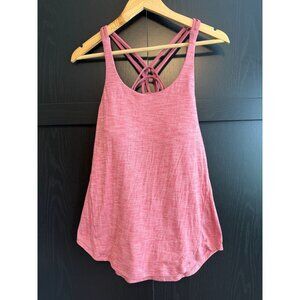 Lululemon Moment To Movement 2 In 1 Tank Top Size 8 Draped Workout Athletic